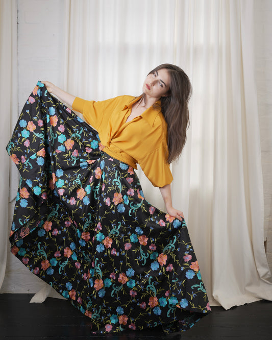 Parasol Skirt - Winter Garden